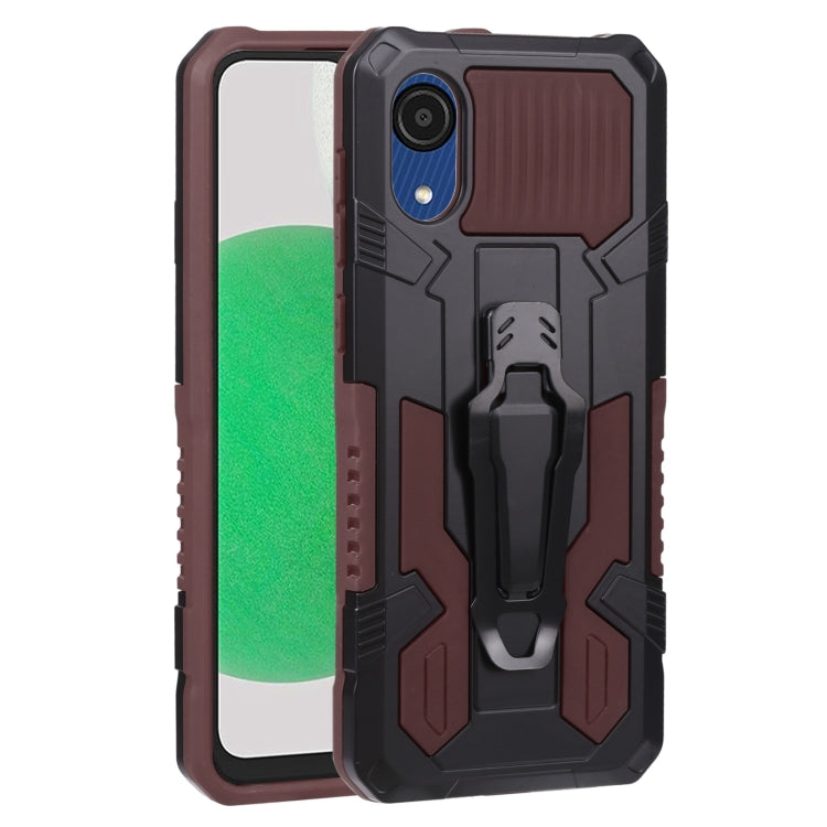 For Samsung Galaxy A03 Core Armor Warrior Shockproof PC + TPU Phone Case