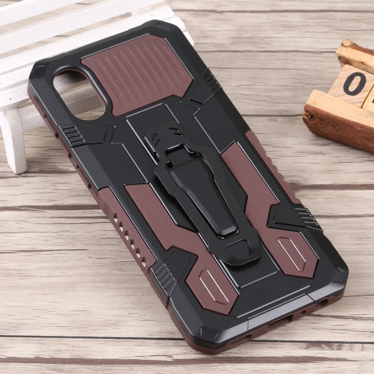 For Samsung Galaxy A03 Core Armor Warrior Shockproof PC + TPU Phone Case