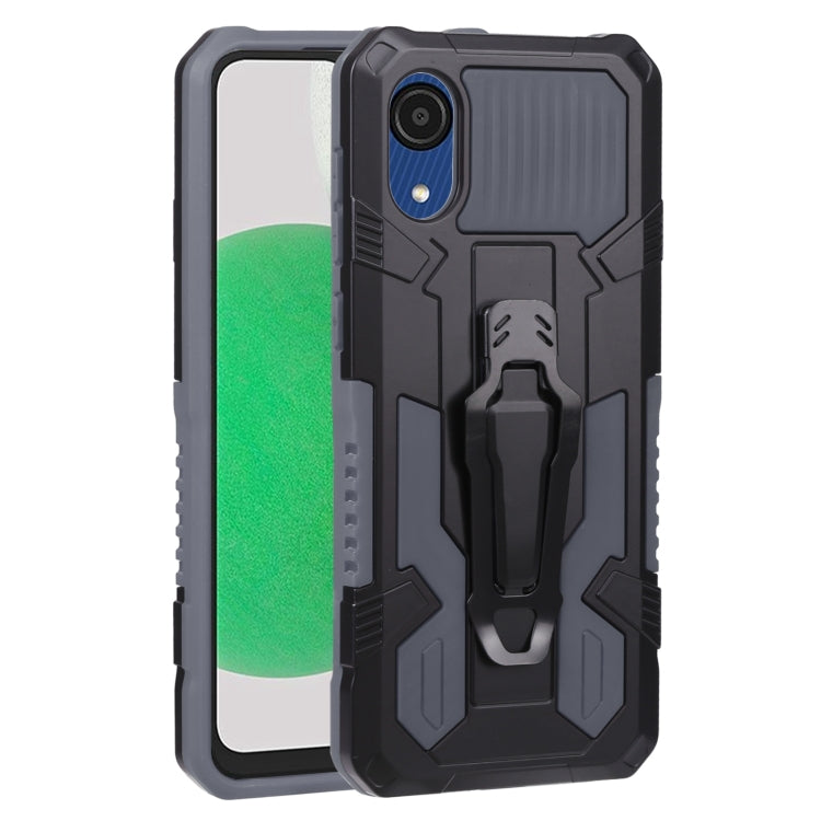 For Samsung Galaxy A03 Core Armor Warrior Shockproof PC + TPU Phone Case