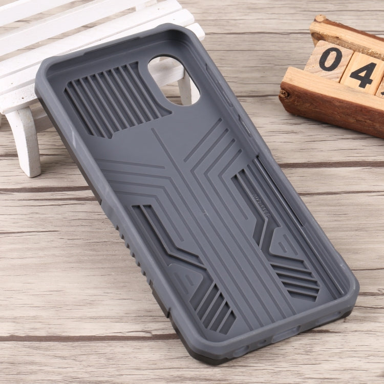 For Samsung Galaxy A03 Core Armor Warrior Shockproof PC + TPU Phone Case