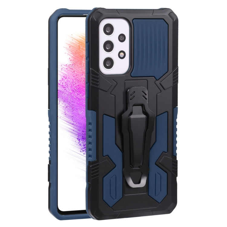 For Samsung Galaxy A73 5G Armor Warrior Shockproof PC + TPU Phone Case
