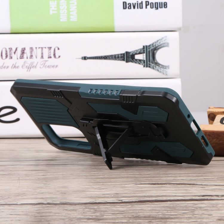 For Samsung Galaxy A73 5G Armor Warrior Shockproof PC + TPU Phone Case