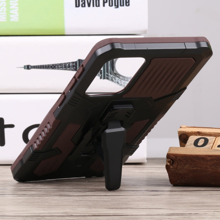 For Samsung Galaxy A73 5G Armor Warrior Shockproof PC + TPU Phone Case