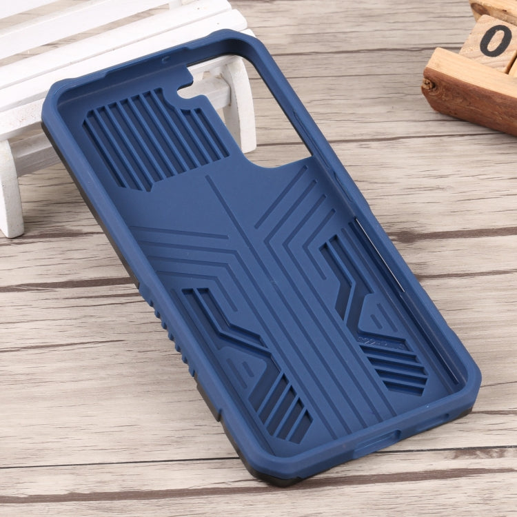 For Samsung Galaxy S22+ 5G Armor Warrior Shockproof PC + TPU Phone Case