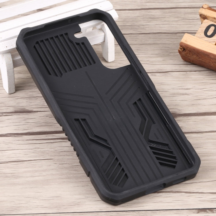 For Samsung Galaxy S22+ 5G Armor Warrior Shockproof PC + TPU Phone Case