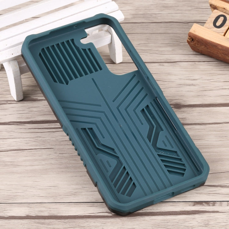 For Samsung Galaxy S22+ 5G Armor Warrior Shockproof PC + TPU Phone Case