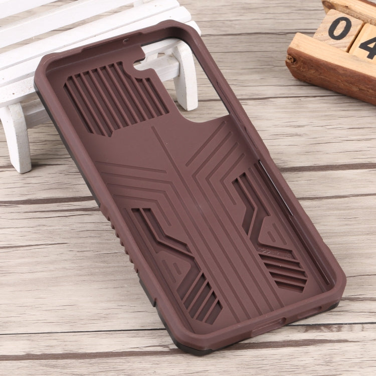 For Samsung Galaxy S22+ 5G Armor Warrior Shockproof PC + TPU Phone Case