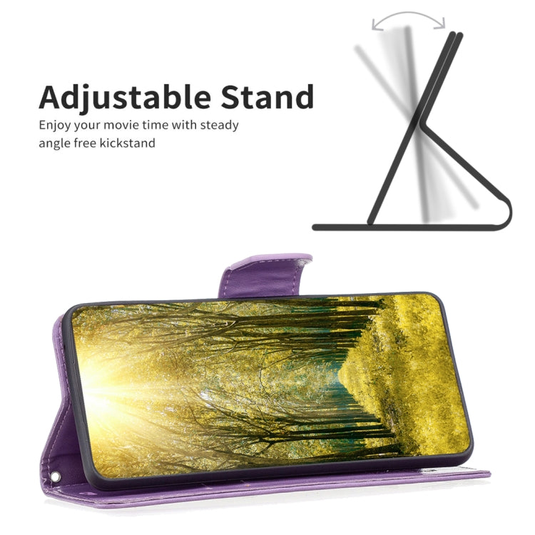 For Nokia G11 / G21 Embossing Two Butterflies Pattern Horizontal Flip PU Leather Case