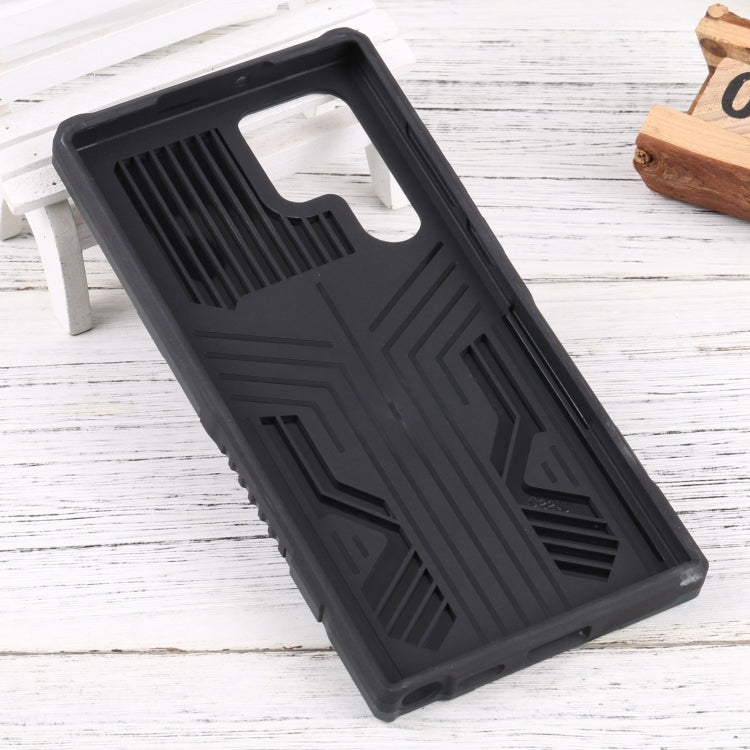 For Samsung Galaxy S22 Ultra 5G All Inclusive Double-color TPU + PC Phone Case
