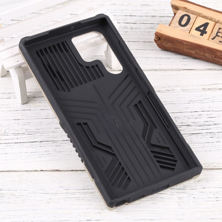 For Samsung Galaxy S22 Ultra 5G All Inclusive Double-color TPU + PC Phone Case