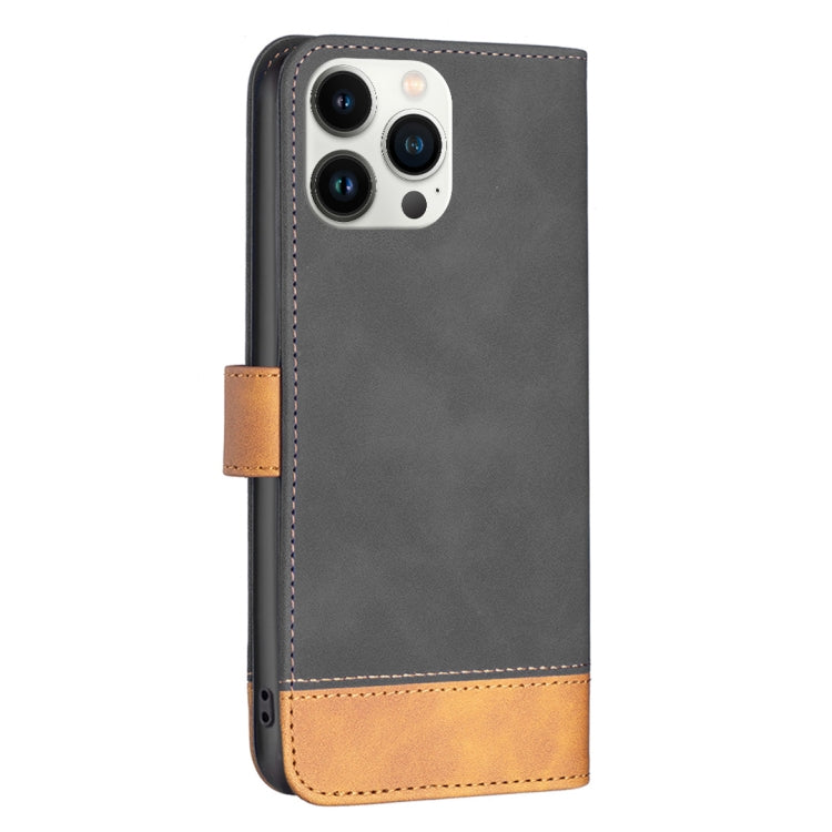 For iPhone 13 Pro Max BF11 Color Matching Skin Feel Leather Phone Case