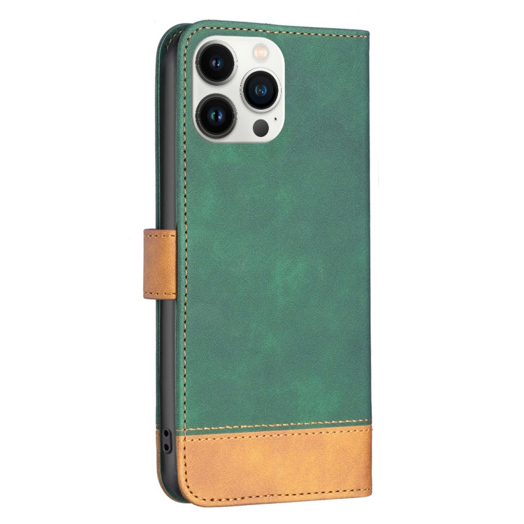 For iPhone 13 Pro Max BF11 Color Matching Skin Feel Leather Phone Case