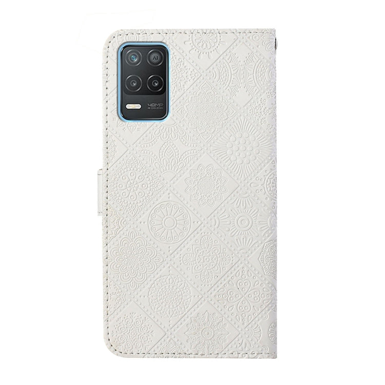 For OPPO Realme 8 5G Ethnic Style Embossed Pattern Leather Phone Case
