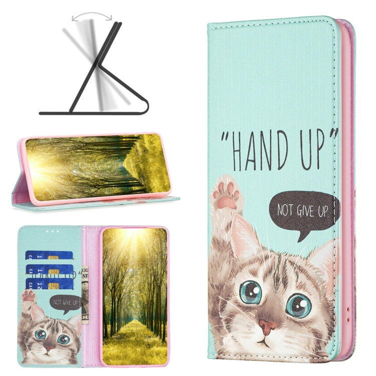 For Nokia G11 / G21 Colored Drawing Pattern Invisible Magnetic Leather Phone Case