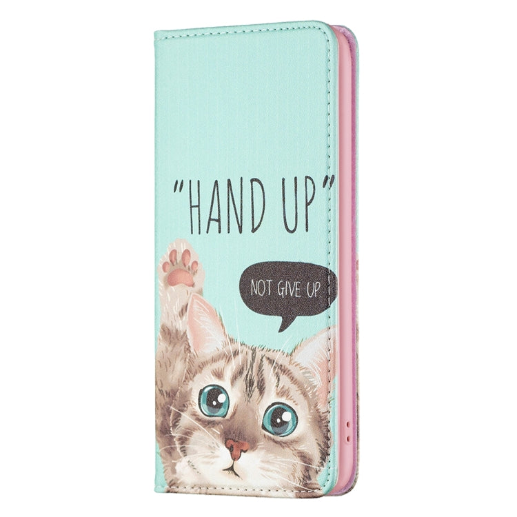 For Nokia G11 / G21 Colored Drawing Pattern Invisible Magnetic Leather Phone Case
