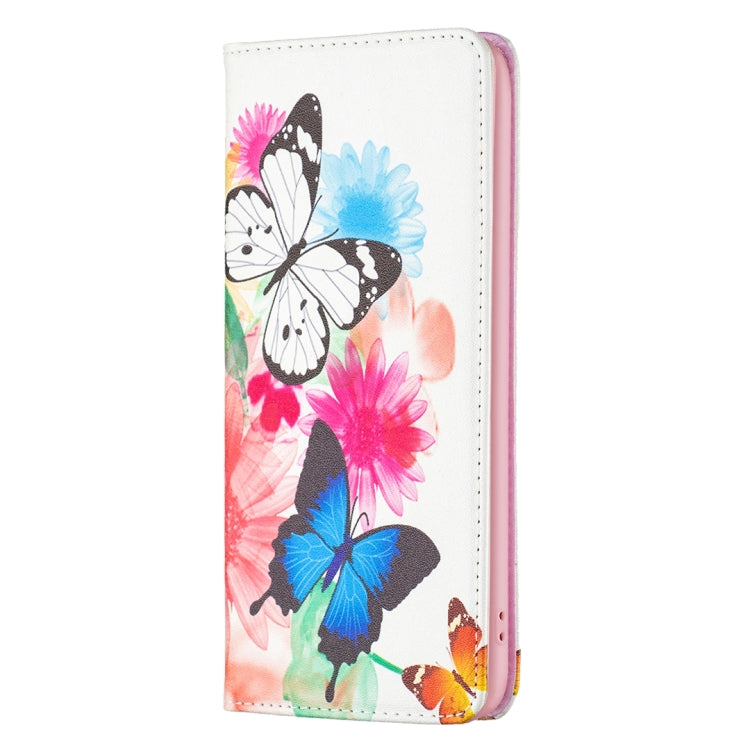 For Nokia G11 / G21 Colored Drawing Pattern Invisible Magnetic Leather Phone Case