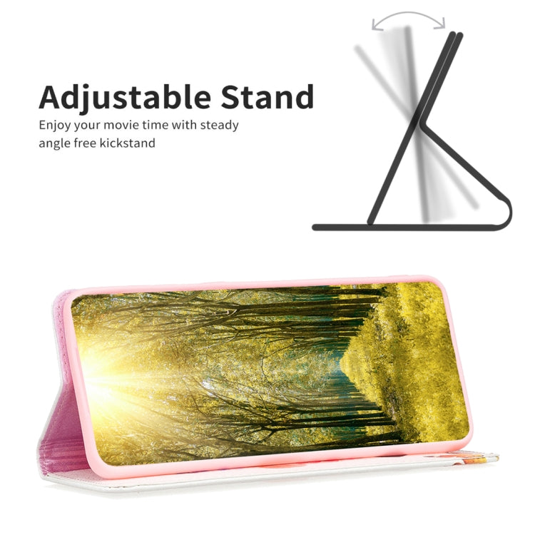For Nokia G11 / G21 Colored Drawing Pattern Invisible Magnetic Leather Phone Case