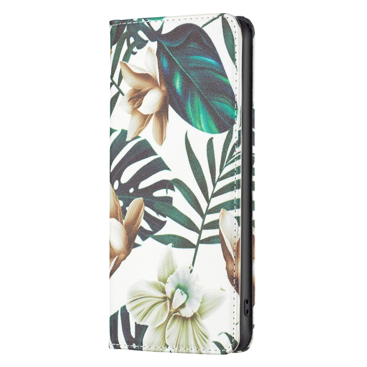 For Nokia G11 / G21 Colored Drawing Pattern Invisible Magnetic Leather Phone Case