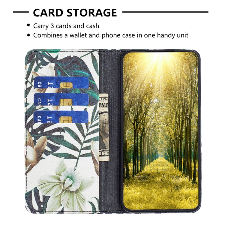 For Nokia G11 / G21 Colored Drawing Pattern Invisible Magnetic Leather Phone Case