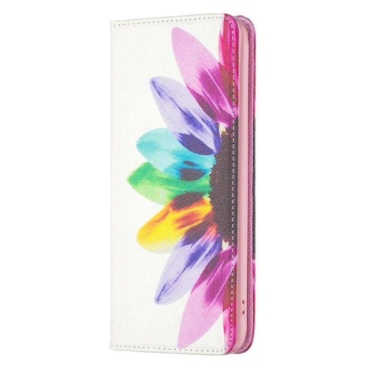 For Nokia G11 / G21 Colored Drawing Pattern Invisible Magnetic Leather Phone Case