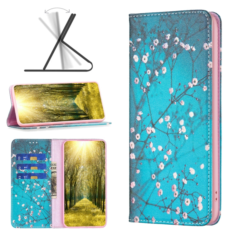 For Nokia G11 / G21 Colored Drawing Pattern Invisible Magnetic Leather Phone Case