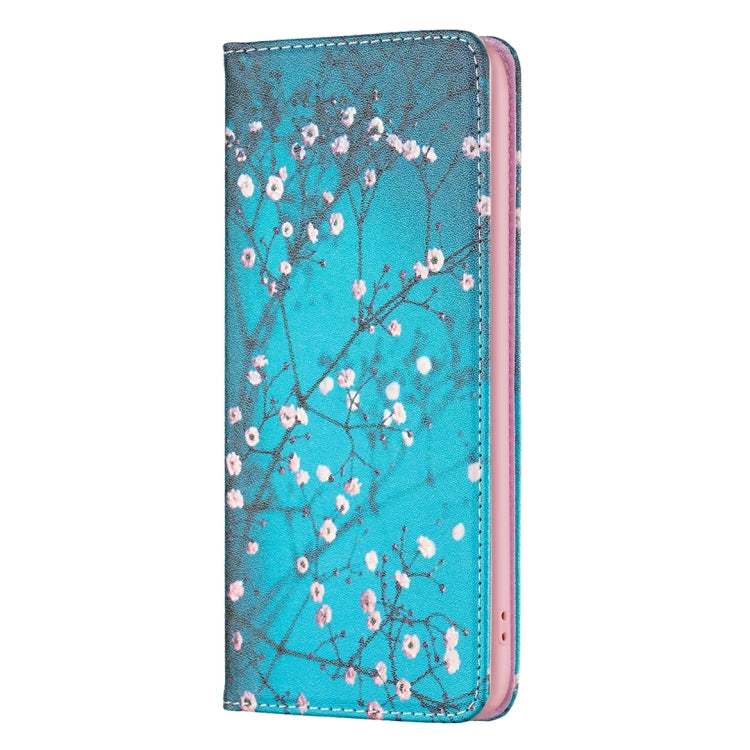 For Nokia G11 / G21 Colored Drawing Pattern Invisible Magnetic Leather Phone Case
