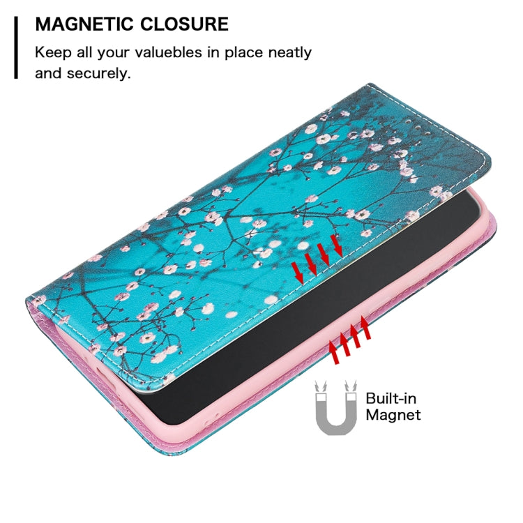 For Nokia G11 / G21 Colored Drawing Pattern Invisible Magnetic Leather Phone Case