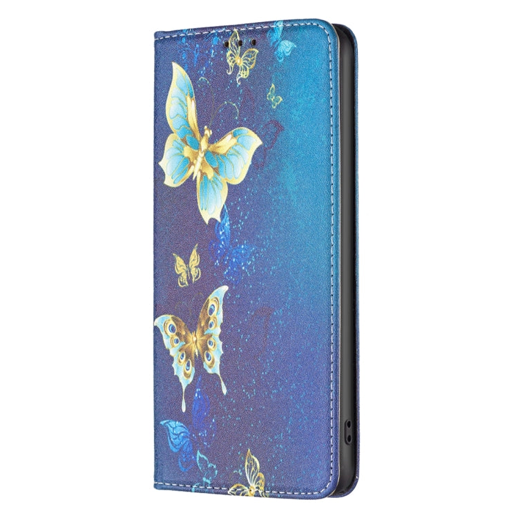For Nokia G11 / G21 Colored Drawing Pattern Invisible Magnetic Leather Phone Case