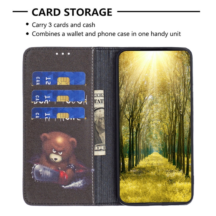 For Nokia G11 / G21 Colored Drawing Pattern Invisible Magnetic Leather Phone Case