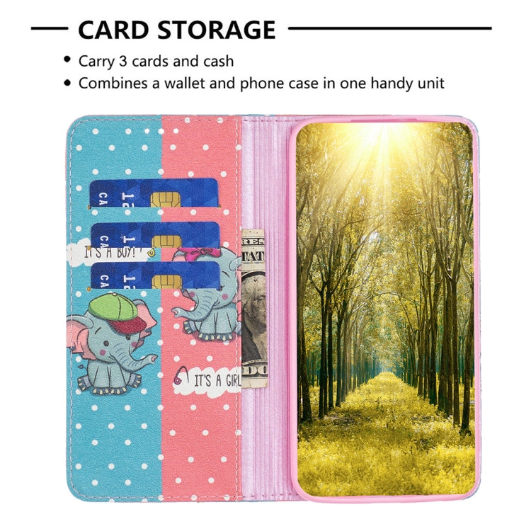 For Nokia G11 / G21 Colored Drawing Pattern Invisible Magnetic Leather Phone Case