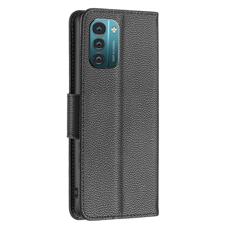 For Nokia G11 / G21 Litchi Texture Pure Color Horizontal Flip Leather Phone Case