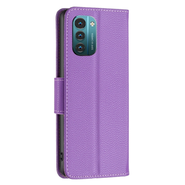 For Nokia G11 / G21 Litchi Texture Pure Color Horizontal Flip Leather Phone Case