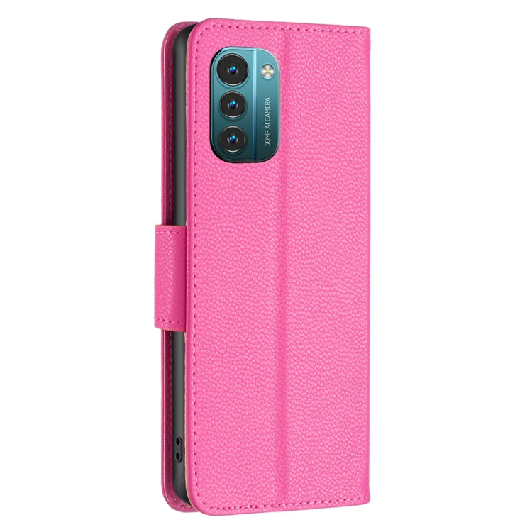 For Nokia G11 / G21 Litchi Texture Pure Color Horizontal Flip Leather Phone Case