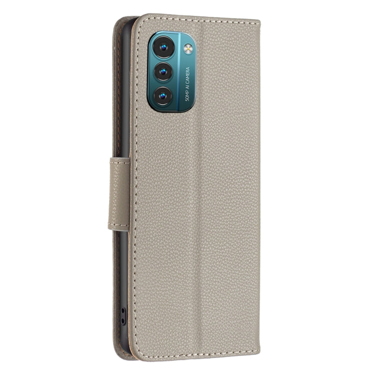 For Nokia G11 / G21 Litchi Texture Pure Color Horizontal Flip Leather Phone Case