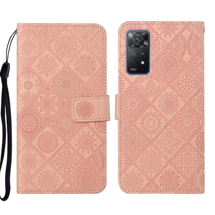 For Xiaomi Redmi Note 11 Pro Global Ethnic Style Embossed Pattern Leather Phone Case
