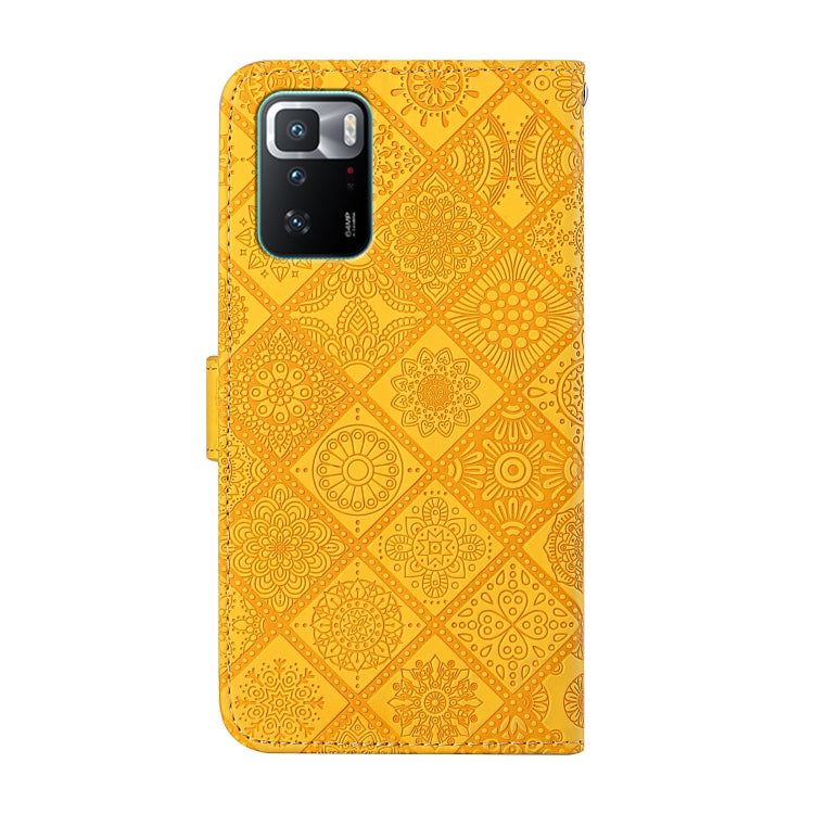 For Xiaomi Redmi Note 10 Pro 5G Ethnic Style Embossed Pattern Leather Phone Case