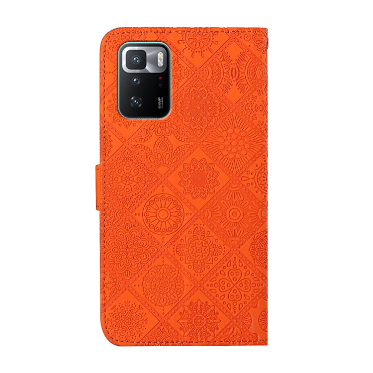 For Xiaomi Redmi Note 10 Pro 5G Ethnic Style Embossed Pattern Leather Phone Case