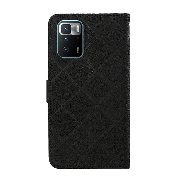 For Xiaomi Redmi Note 10 Pro 5G Ethnic Style Embossed Pattern Leather Phone Case