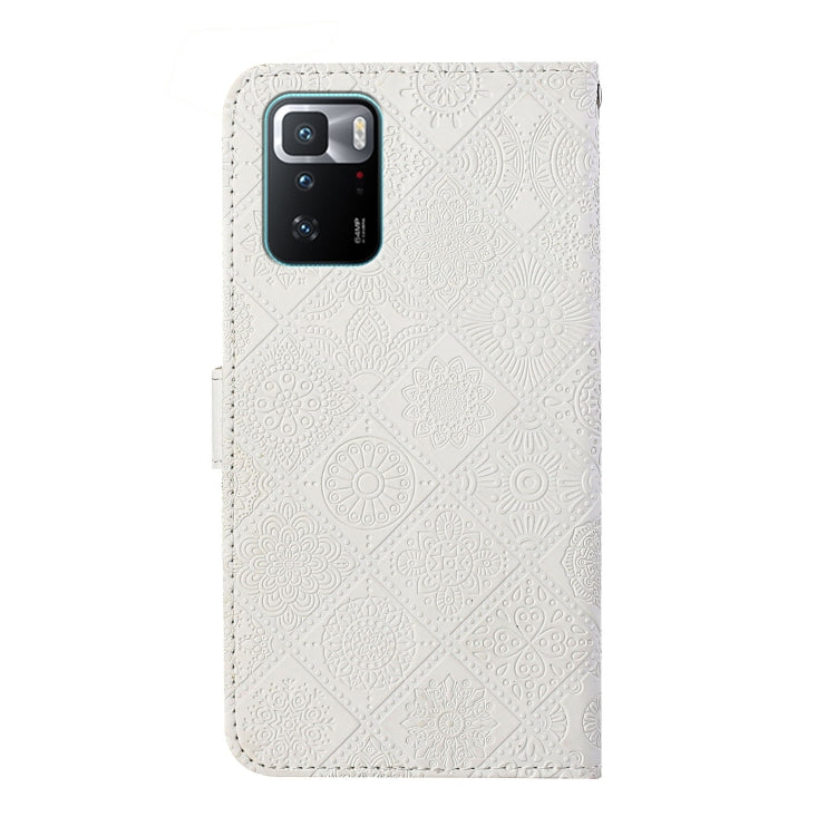 For Xiaomi Redmi Note 10 Pro 5G Ethnic Style Embossed Pattern Leather Phone Case