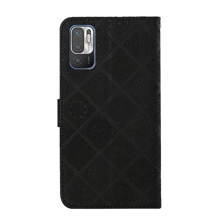 For Xiaomi Redmi Note 10 5G Ethnic Style Embossed Pattern Leather Phone Case