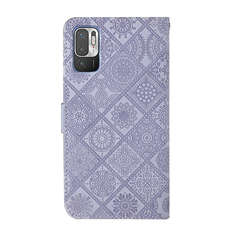 For Xiaomi Redmi Note 10 5G Ethnic Style Embossed Pattern Leather Phone Case