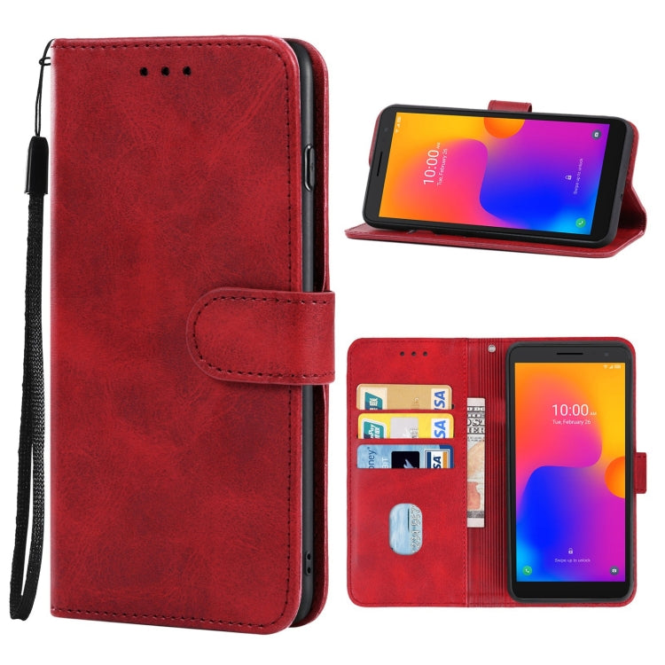 For Alcatel 1B 2022 Leather Phone Case