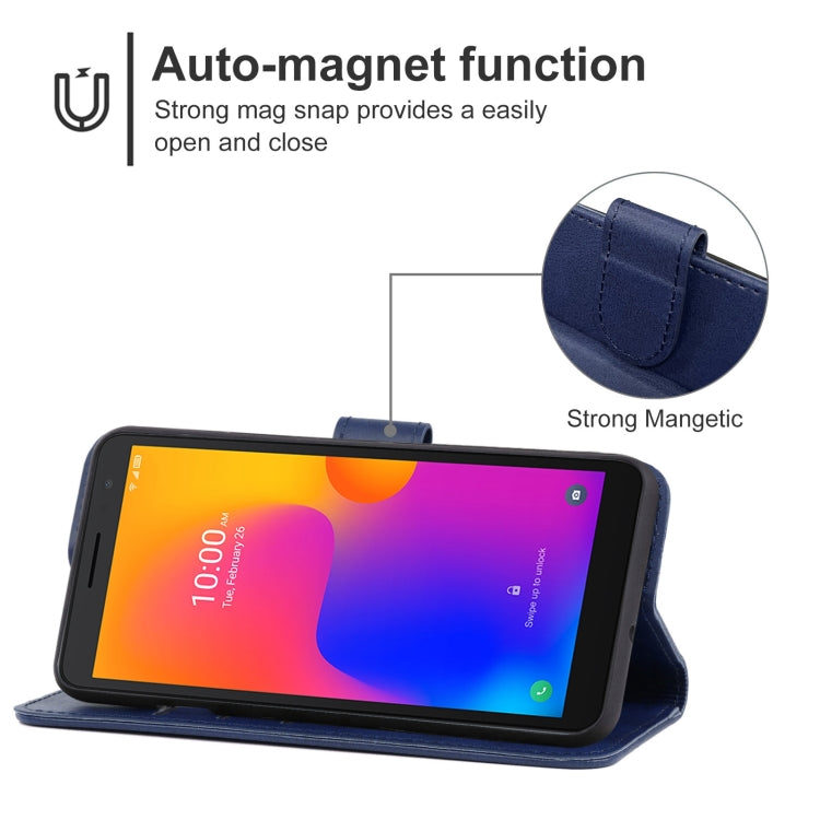 For Alcatel 1B 2022 Leather Phone Case