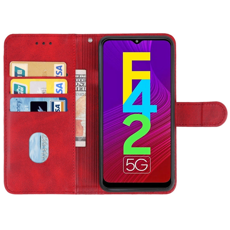 For Samsung Galaxy F42 5G Leather Phone Case