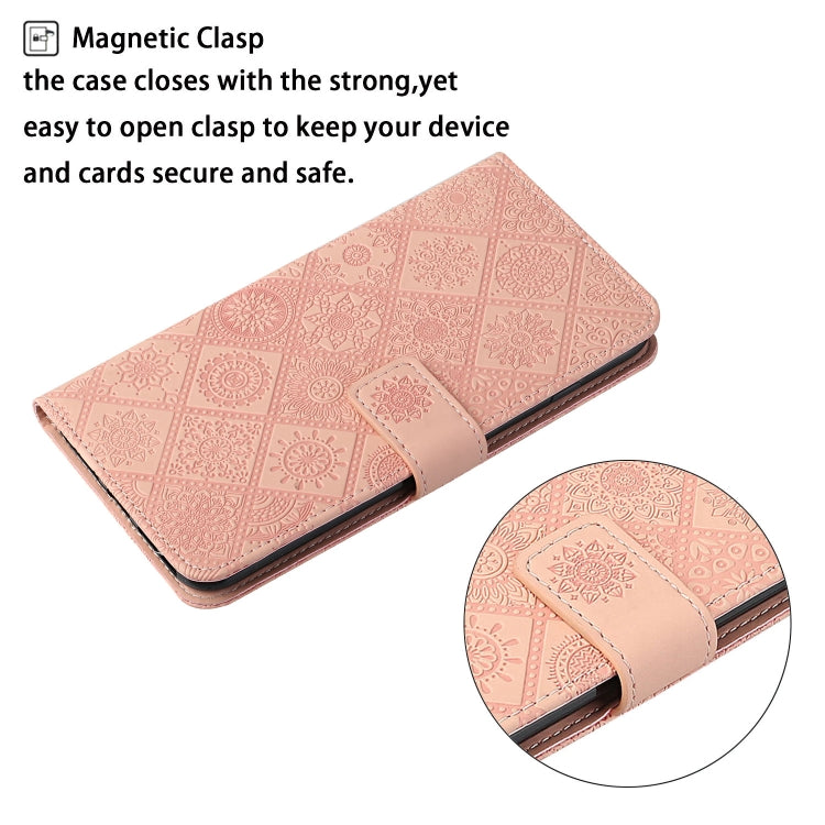 For Samsung Galaxy A03s 164mm Ethnic Style Embossed Pattern Leather Phone Case