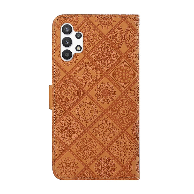 For Samsung Galaxy A13 4G Ethnic Style Embossed Pattern Leather Phone Case