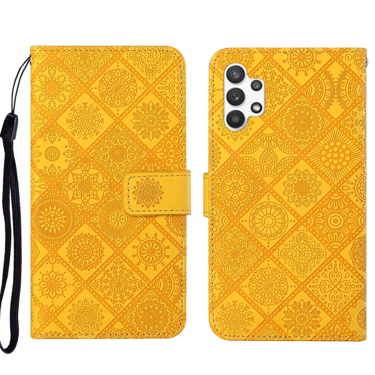 For Samsung Galaxy A13 4G Ethnic Style Embossed Pattern Leather Phone Case