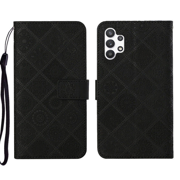For Samsung Galaxy A13 4G Ethnic Style Embossed Pattern Leather Phone Case