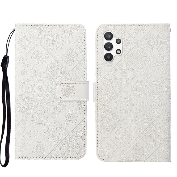 For Samsung Galaxy A13 4G Ethnic Style Embossed Pattern Leather Phone Case