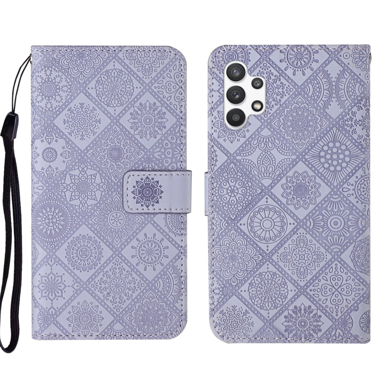 For Samsung Galaxy A13 4G Ethnic Style Embossed Pattern Leather Phone Case
